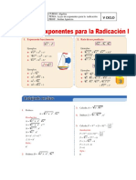 Leyes de Exponentes para La Radicacion