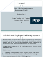 Fully Fashioned Garments Lecture 1 Shaping Sequence Calculation