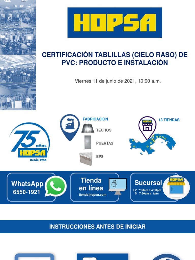 Instalación de Cielo Raso PVC Hopsa | PDF | Aislamiento térmico ...
