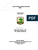 Teratologi] Rencana Pembelajaran Semester (RPS) Teratologi Bio 4206492