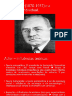 Alfred Adler (1870-1937) e A Psicologia Individual