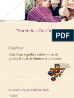 Aprendo A Clasificar