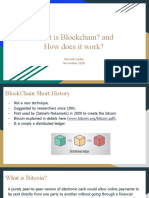 What Is Blockchain? and How Does It Work?: Mustafa Sadiq November 2018