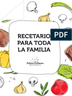 Recetario Para Toda La Familia