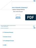 Algorithms of Scientific Computing II: 3. Algebraic Multigrid Methods