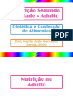 6.1 - Nutrição Segundo A Idade - Adulto