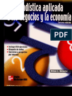 Estadistica Aplicada A Los Negocios y La Economia Allan Webster