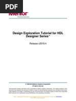 Design Exploration Tutorial For HDL Designer Series: Release v2019.4