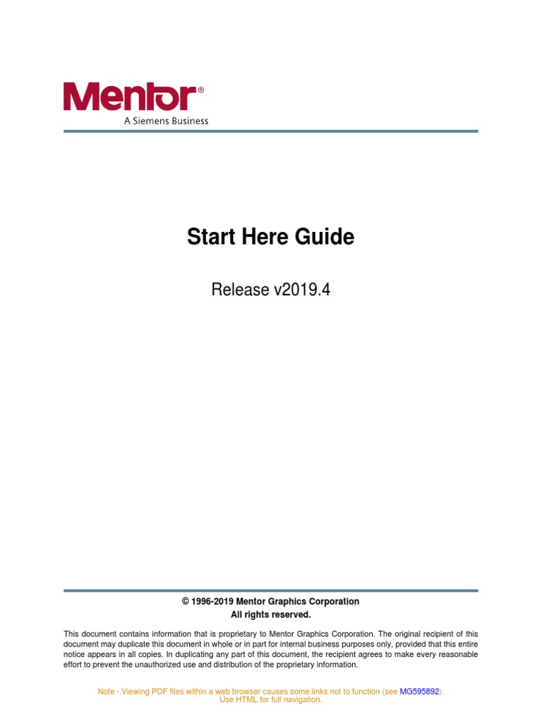 Start Here Guide: Release v2019.4 | PDF | Hardware Description Language ...