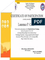 participants cert DRRM