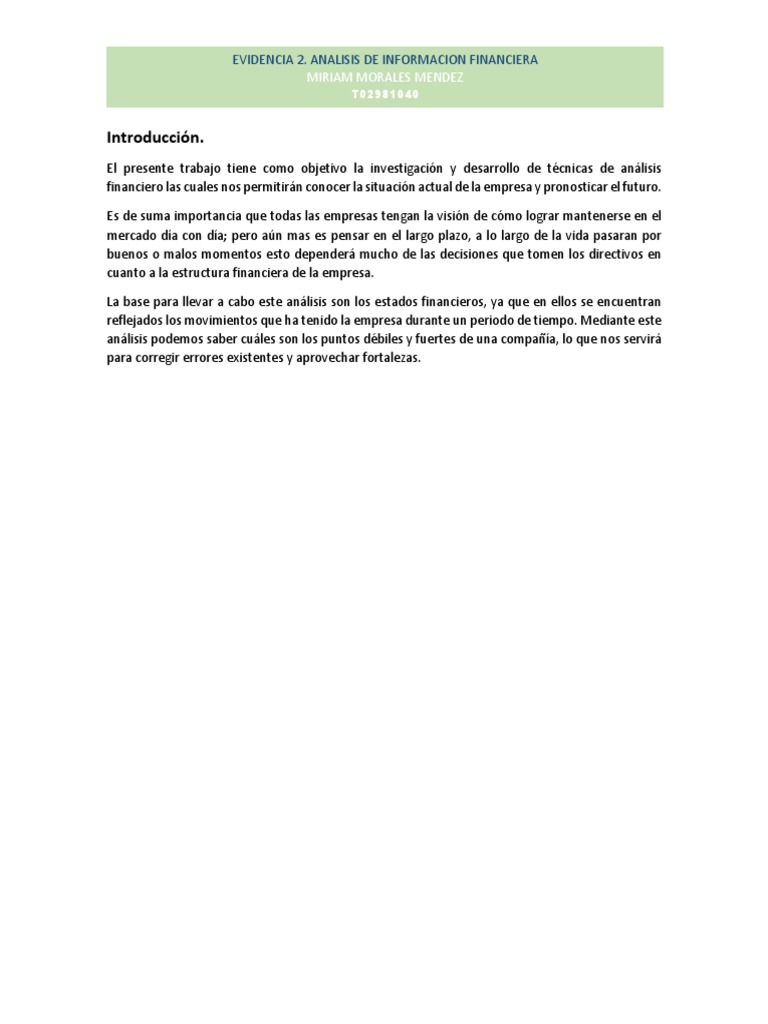 Análisis Financiero de Cemex S.A.B. de C.V. | PDF | Ratio financiero ...