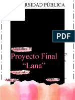 Caratula Proyecto Final