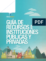 Guía de Recursos e Instituciones Públicas y Privadas