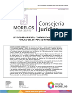 Ley de Presupuesto Contabilidad y Gasto Publico Del Estado de Morelos