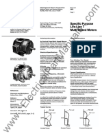 Specific Purpose Life-Line T Multi-Speed Motors