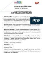 Proyecto Ley Obligatoriedad PAICOR