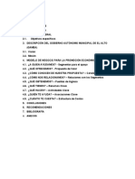 Estructura para El Proyecto Final