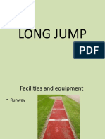 Master the long jump with proper technique