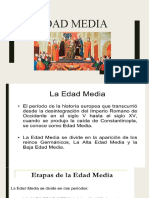 Edad Media Cuestionario