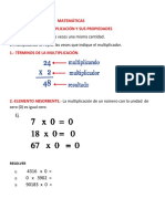 Tema # 4 La Multiplicación ...