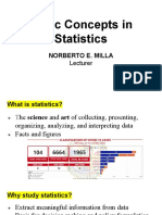 Lecture 1-Basic Concepts in Statistics (Supplementary Material)