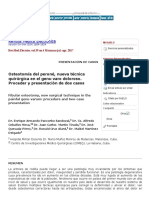 Osteotomía Del Peroné, Nueva Técnica Quirúrgica en El Genu Varo Doloroso. Proceder y Presentación de Dos Casos