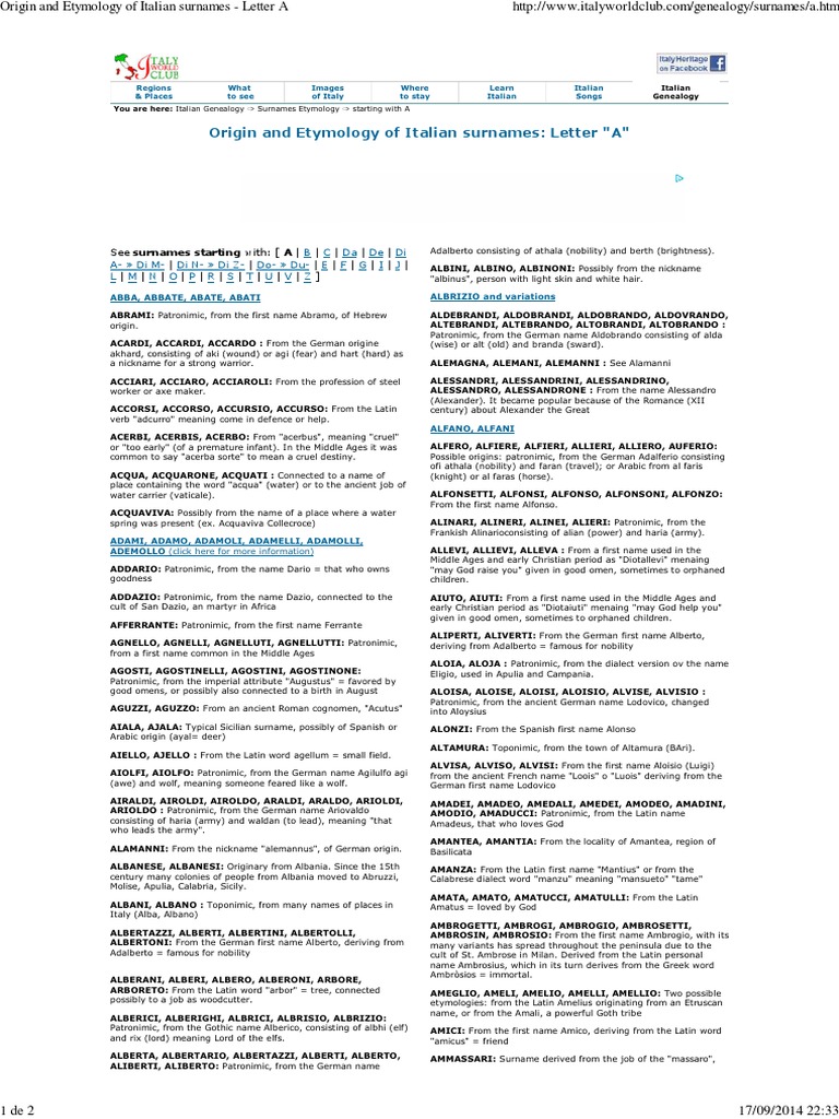 German Surname Meanings Dictionary