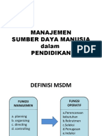 Pertemuan Pertama Konsep MSDM