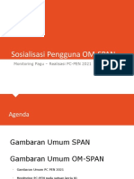 Sosialisasi Pengguna OM-SPAN