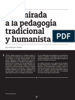 Una Mirada a La Pedagog%C3%ADa Tradicional y Humanista