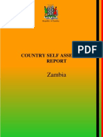 Zambia - APRM Country Self Assessment