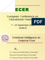 ECER Dublin (1) EMOTIONAL INTELLIGENCE
