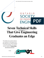 Seven Technical Skills That Give Engineering Graduates An Edge