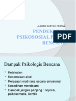 Psikososial Pasca Bencana