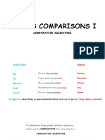 MAKING COMPARISONS I Comparative Adjectives