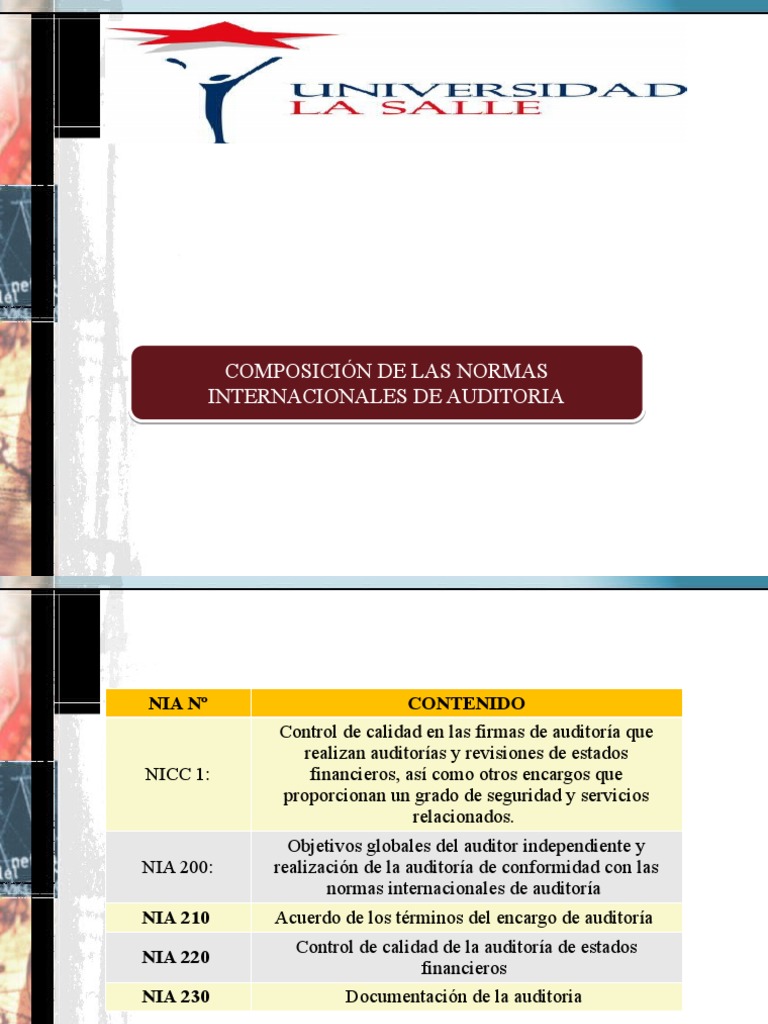 Normas Internacionales de Auditoría | PDF | Auditoría | Contralor