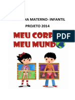 Projeto Pedagogico CORPO HUMANO 2014