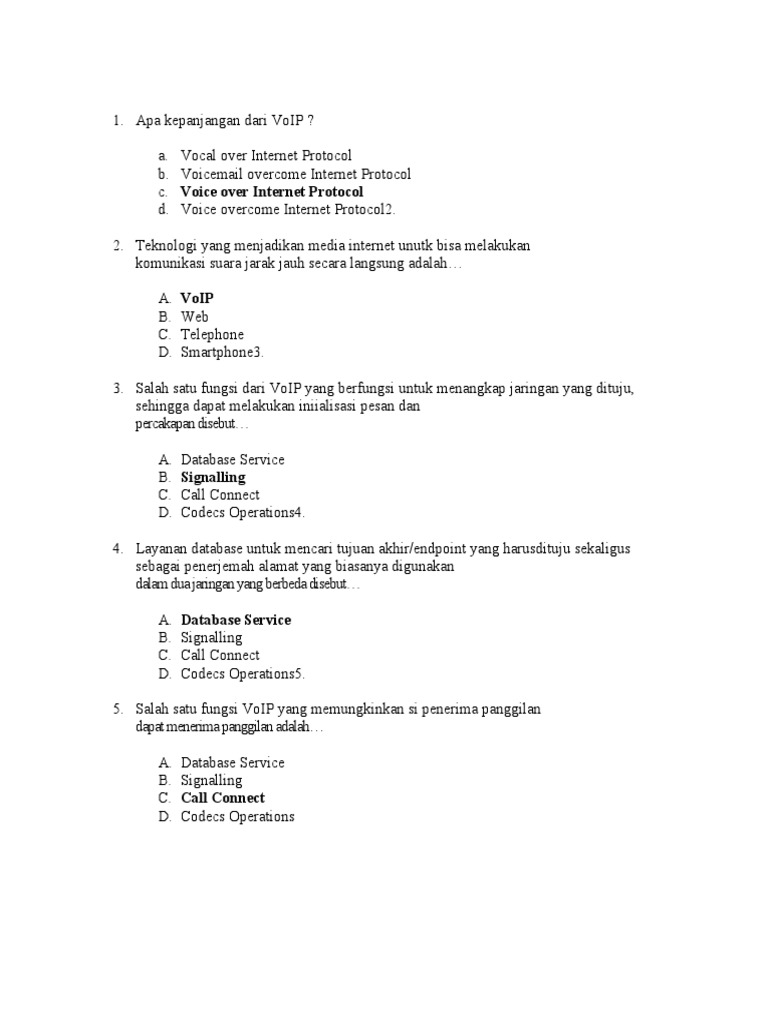 Apa Kepanjangan Dari VoIP PDF