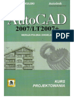 AutoCAD 2007LT2007 Wersja Polska I Angielska Kurs Projektowania