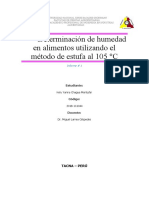 Alimentacion y Nutricion Primer Informe