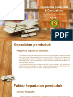 Kepadatan Penduduk & Dampaknya