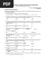 Mathematics/Eng Eco/Basic Eng Trivia Examination: Dugs (The Undergraduates) Review Center