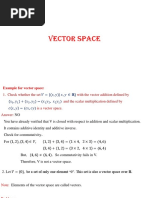 Vector Space - Unit I