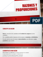 Razones y Proporciones