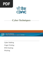 Fingerprinting, Stalking, RFID Attacks