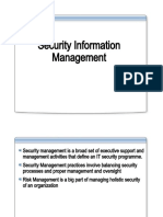 Security Information Managment