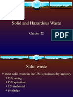 Chapter 22 Solid and Hazardous Waste Summary