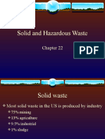 Solid and Hazardous Waste