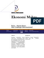 Ekonomika Makro - Modul 12 - Kurs, Sistem Kurs Dan Lembaga Internasional