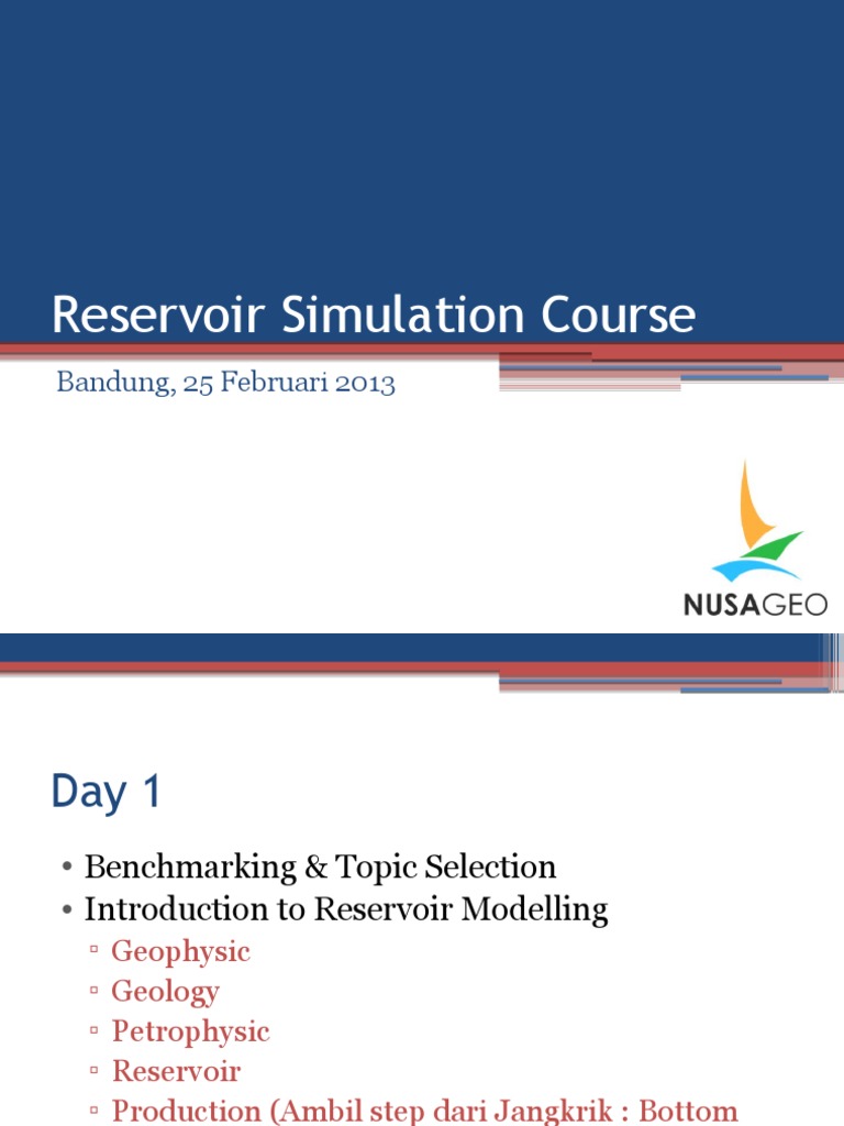 Reservoir Simulation Training Overview | PDF | Petroleum Reservoir ...